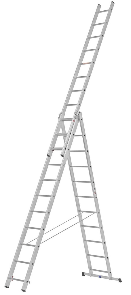 ALUMIINIUMREDEL 3-SEKTSIOONIGA
