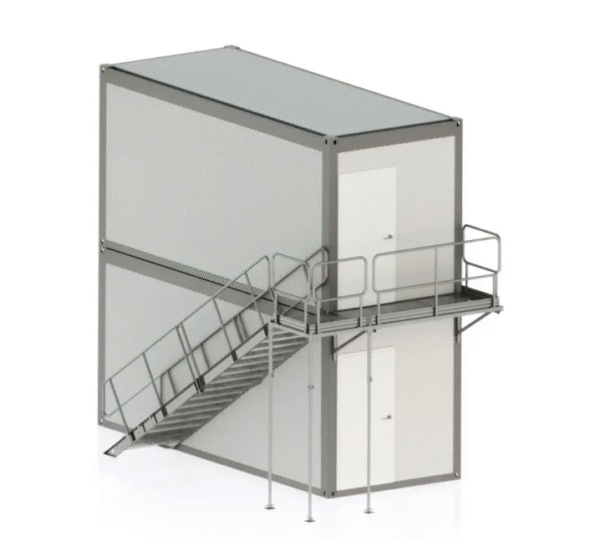 TLC Platvorm, trepp taga