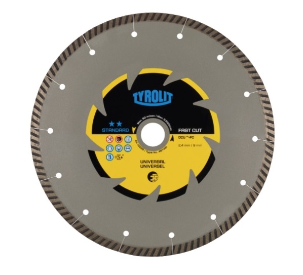 Teemantlõikeketas (tk) 125x2,0x22,2 univ. TURBO