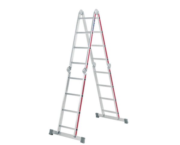 ALUMIINIUMREDEL KOKKUKLAPITAV 4-OSALINE